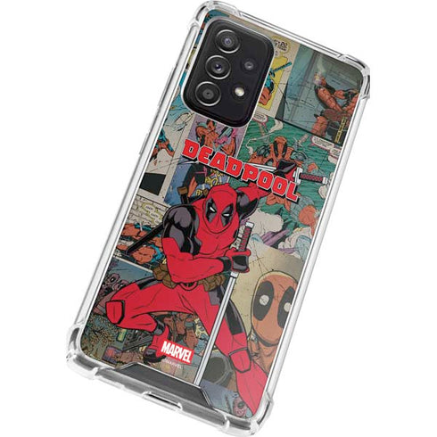 Marvel Deadpool Deadpool Collage Galaxy A72 5G Clear Case